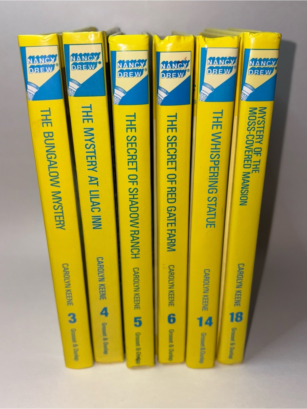Nancy Drew Hardback Books Carolyn Keene Grosset & Dunlap Set of 6
